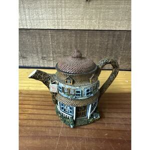 Hometown Teapot Cottages Quill For Sale Vintage Miniature Village